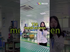 T20-2LEDs Mesh LED Pixel Screen CE RoHS FCC आउटडोर पारदर्शी उच्च चमक