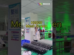 स्क्वायर एक्रिलिक पारदर्शी एलईडी ग्रिड स्क्रीन आउटडोर बिलबोर्ड 10-12LM